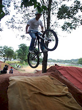 Little dirt jumping at continental trails.