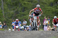 UCI World Championships Mont Saint Anne - Geoff Kabush and Clara Hughes