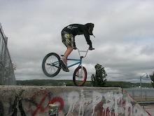 Front wheel stall.
