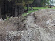 mikes pump track at his new house