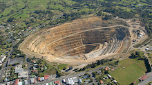 Red Bull Rock Drop - Martha Mine descent in New Zealand