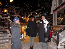 Caja Schöpf, Bene Mayr and me chilling in Breckenridge/Colorado.