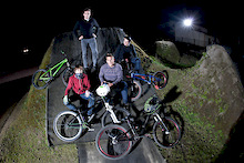 Night jam at Shamanns' backyard. dartmoor-bikes.com