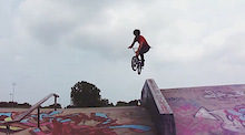 180 tire grab. bank over the wall