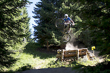 Pulling a table over the step down.
Photo Credit: James Ioannou
See jamesioannou.pinkbike.com for more great pics :)