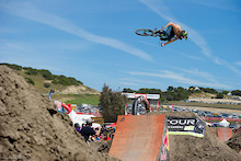 Mike Montgomery at the 2011 Sea Otter Jump Jam and Best Whip contest