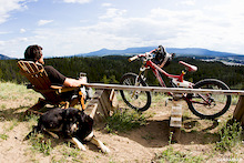 Boreale Mountain Biking's base sits on a bluff overlooking the town of Whitehorse.  It's the perfect place to relax and unwind after a day on the trails.

Dan Barham photo - www.danbarham.com