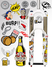 Drik Burp n Ride - Hopefully..the next official RockShox Totem Sticker Pack that will show up on cars, bike and helmets across the globe.