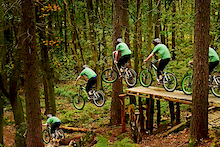 sequence shot of going off the drop, photo thanks to will/ matt.
