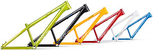Two6Player 2012 - lightweight dirt/skatepark/slopestyle frame for 26” wheels made of butted and heat treated 7005 aluminium tubes.
In coming season you can expect to see our top class European riders - Tomas Zejda and Mehdi Gani using this frame in many big FMB dirt jump contests.
First delivery is coming soon !!