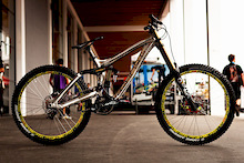 Photoshop in Ghost Downhill 9000, 2013.
Original here, http://www.pinkbike.com/photo/8594867/ . Made by me.
