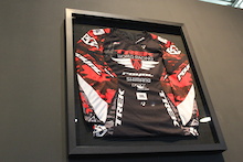 Winner: Worn, Signed, Framed Aaron Gwin Jersey
