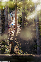 Big time summer vibe blues made me rustle all the way back to sunshine in Whistler Bike Park. Bring on some tasty weather! - Laurence CE - www.laurence-ce.com