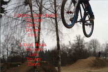 I Don't Ride bikes to ad day's to my life, I ride bikes to add life to my day's :)