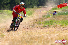 Tyler Morland railing the national course

Photo: Mike Reid