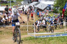 Nash looked to be a shoe in for her first ever World Cup win, but Tanja Zakelj threw in a vicious attack midway up the first climb of the last lap and Nash was unable to respond.