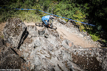 The trails that the group called 'Cold Creek Mountain Bikers' constructs and maintains are fun, rugged challenging and accessible.  Dylan Wolsky from Vancouver, BC.