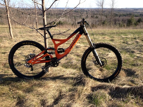 my Demo, first ride on it this year