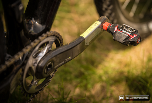 36 tooth XX1 and Time ATAC pedals on Hermida's Merida Big Nine.