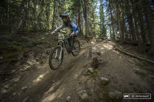 Rachel Throop made the long trip out to Keystone from California and it paid off! Taking home fifth place, she is continuing a Colorado/Utah tour with a few more enduro races including the EWS in Winter Park.