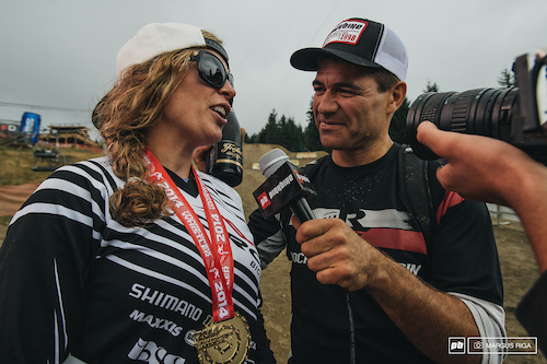 Jill has always done well in Whistler, and this day was no exception. Brett Tippie getting the inside scoop on why she won by such a large margin.