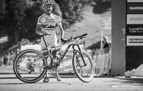 Nino Schurter is now looking to keeping the rainbow stripes on his back in Norway.
