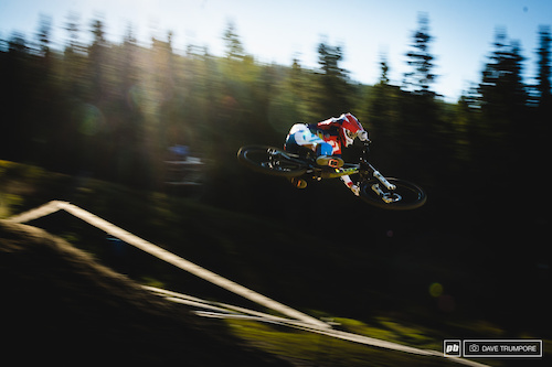 Taylor Vernon was throwing down the style right from the start of the day.