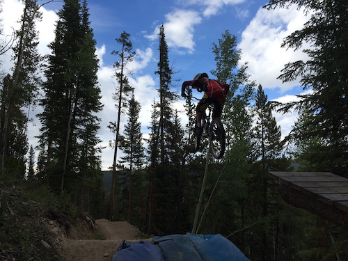 trestle bike park banana peel