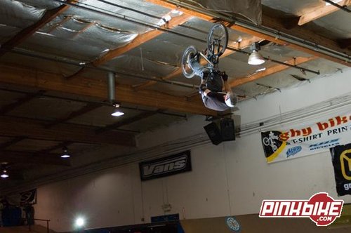 Have a look at that front tire folks-holy crap