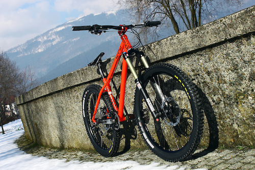 My bike for the season 2015. NS Bikes Surge Evo + Rock Shox Lyrik RC2 DH + HCC Components. Many thanks for my friends, HCC Components, Black Mountain, OPG Węgierska Górka and No Limits Rajcza !! Thanks for photographer! Feel free to visit: 
fb.com/HighFiveRacingTeam
