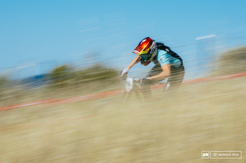Anneke Beerton was a blur today, winning two of four stages and taking home the gold.