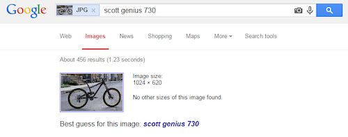 Google image search does not understand bikes. Apparently a Turner DHR is a Scott Genius.... go home google, you are drunk.
