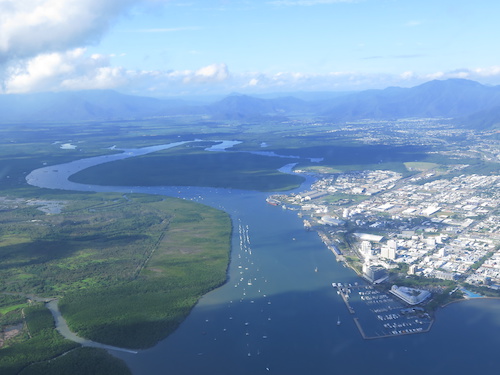 Looking South from above Cairns.