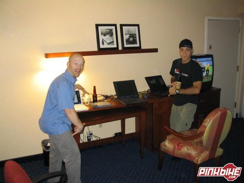 Setting up the Pinkbike remote office - high speed internet and wireless network in room