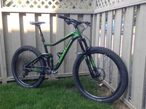 2015 Giant Trance Advanced 1 with upgrades