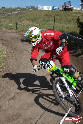 Cedric on his Commencal