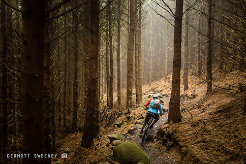Taken during the Vitus First Tracks Enduro Cup back in July. This round really tested the riders across a variety of terrains and gradients. The natural trails made all the thrills and spills. However the light fall off on this section of trail centre offered the ideal framing for a photo.