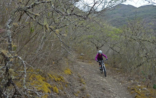 The La Paz downhill starts from the caserio/mountain village of Portetillos. The track descends 1700+ m to the small village of Sulupali in the Yunguilla valley.
