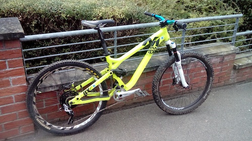 2013 Commencal Meta 4x with parts from SRAM, Easton, SunRace, Shimano and Spank