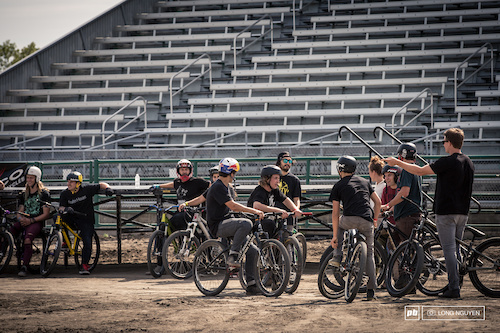Everyone is ready to ride. Plenty of riders and talent. Saturday’s final will be filled with laughs and entertainment.