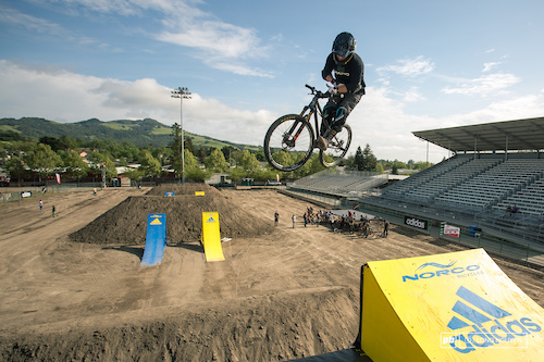 Ryan Nyquist has been spending a lot of time on mountain bikes lately. Looking forward to seeing how he does in finals.