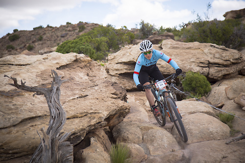 Katie Compton at the 2016 SCOTT Enduro Cup presented by Vittoria in Moab, UT