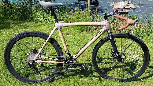 Home made bamboo gravel / cyclo cross bike