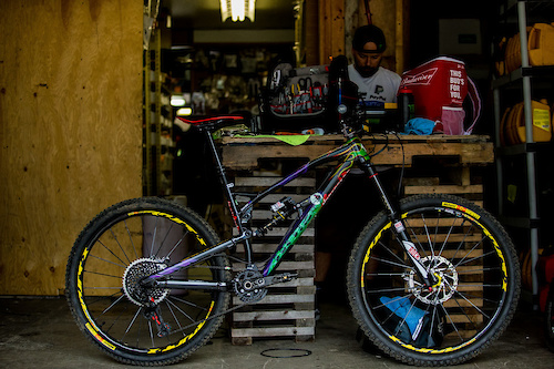 The "Grave Digger" inspired Nukeproof Mega