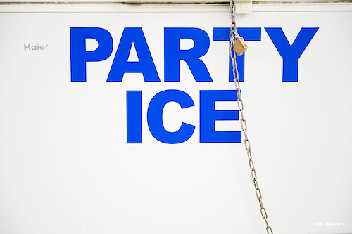 Aint' no party without ice.