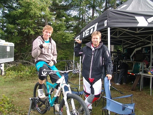 Aaron Gwin and Griz Mclendlon Angel Fire National