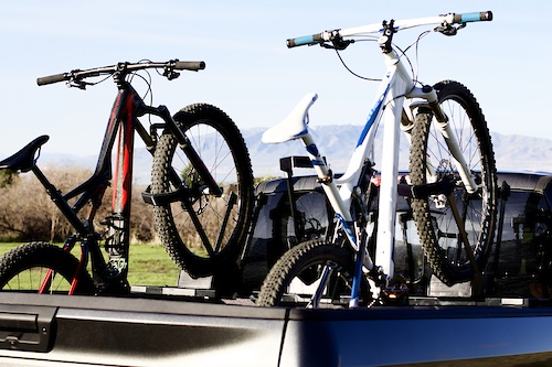 This is a picture of the 3 bike rack.  We will be at Sea Otter classic right by the food and restrooms.  Come stop by!