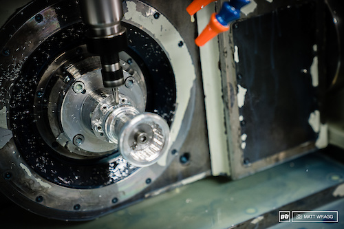 The second machining is for the fine detail and precision, removing any excess material.