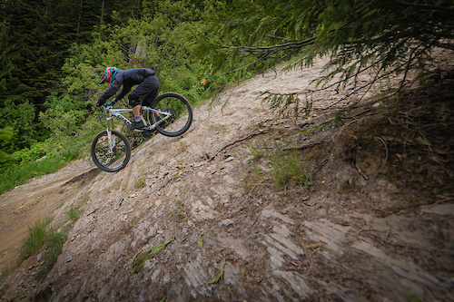 June 14th Phat Wednesday. Fantastic -&gt; Lower Whistler Downhill -&gt; B-Line Connector -&gt; Afternoon Delight -&gt; Lower Detroit Rock City (Photo by clint trahan/clinttrahan.com)