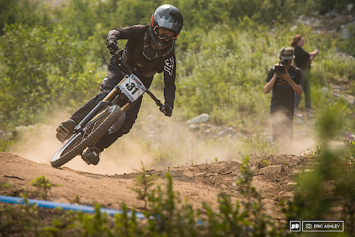 Fresh from his first Pro Mens Podium at Silver Mountain, Jason Eiswald  was searching for a repeat (Pro Men).